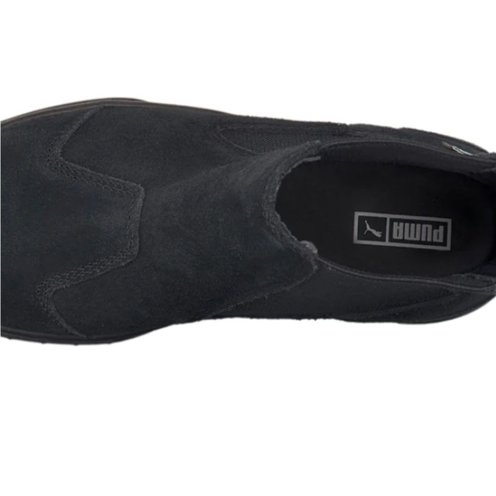 Puma Mayze Suede Platform Chelsea Boot- Black - Picture 3 of 10